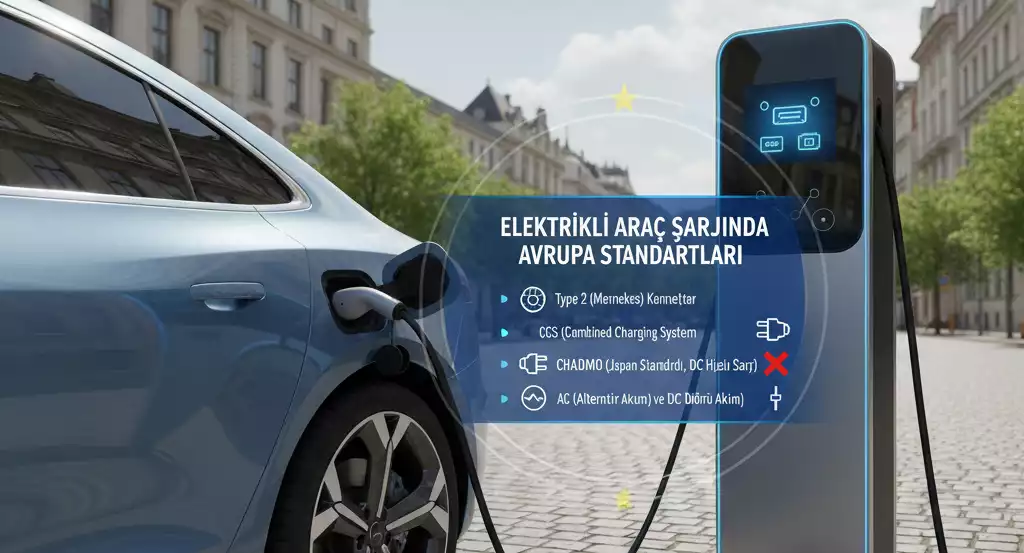 Elektrikli Araç Şarjında Avrupa Standartları Nelerdir?
