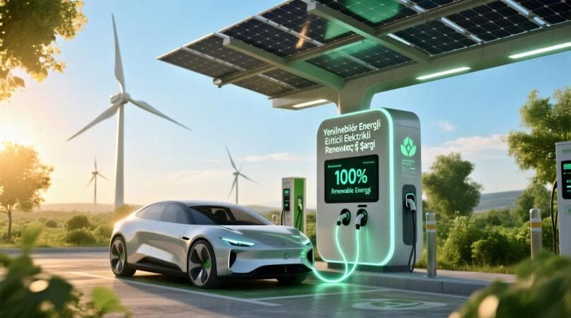 Yenilenebilir Enerji ile Elektrikli Araç Şarjı