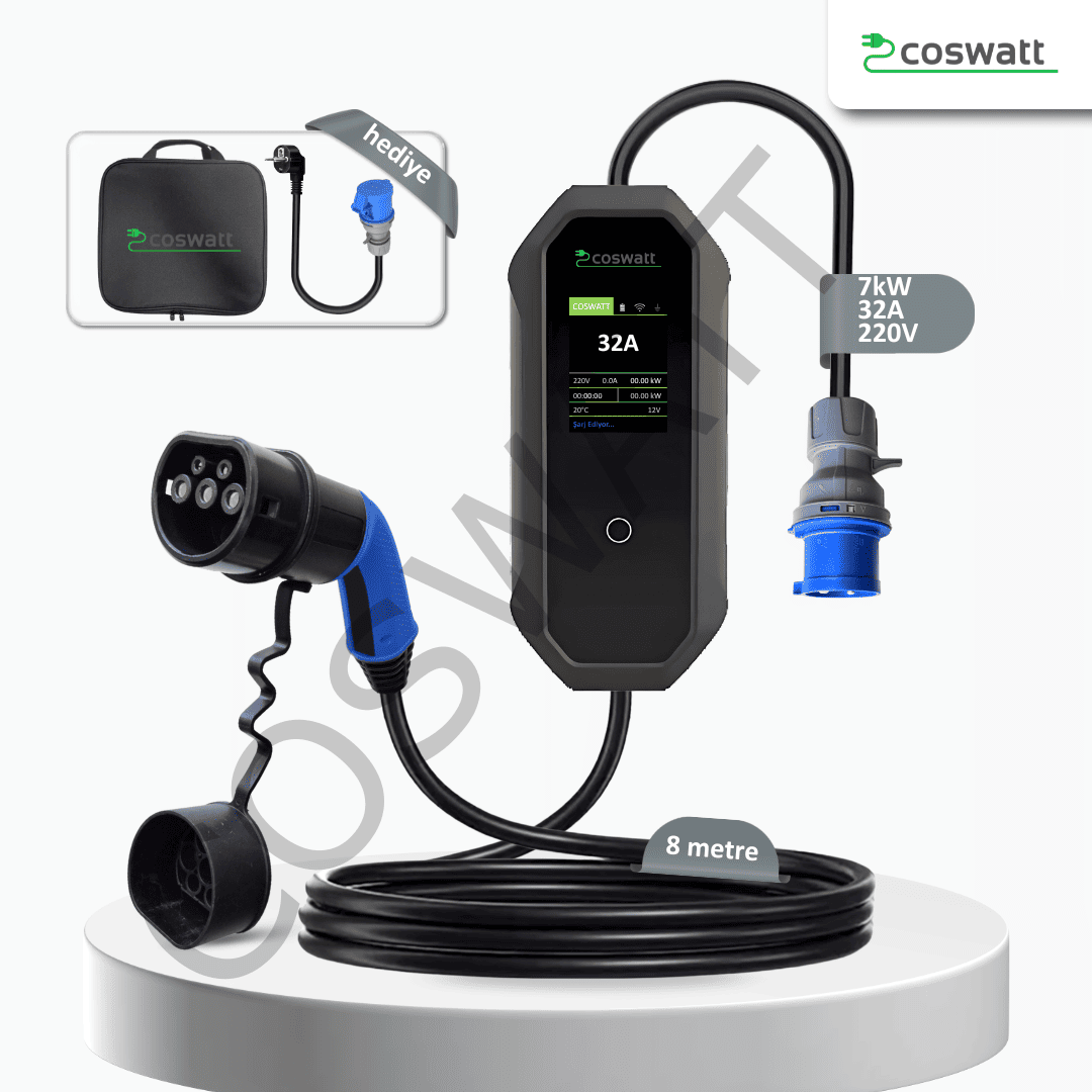 Taşınabilir Şarj Cihazı 7 kW